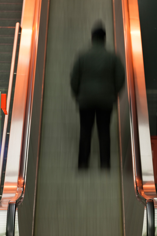 Rolltreppe im Hauptbahnhof Bochum